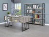 Analiese 4-drawer Writing Desk Grey Driftwood - Furniture Stars (Chicago, IL)