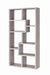 Theo 10-shelf Bookcase Grey Driftwood - Furniture Stars (Chicago, IL)