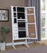 Doyle Jewelry Cheval Mirror with Picture Frames White - Furniture Stars (Chicago, IL)