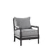 Blanchett Cushion Back Accent Chair Grey and Black - Furniture Stars (Chicago, IL)