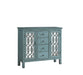 Rue 4-drawer Accent Cabinet Antique Blue - Furniture Stars (Chicago, IL)