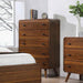 Robyn 5-drawer Chest Dark Walnut - Furniture Stars (Chicago, IL)