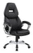 Bruce Adjustable Height Office Chair Black and Silver - Furniture Stars (Chicago, IL)