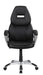 Bruce Adjustable Height Office Chair Black and Silver - Furniture Stars (Chicago, IL)