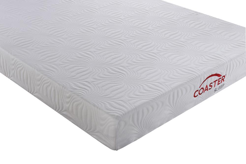Keegan Twin Long Memory Foam Mattress White - Furniture Stars (Chicago, IL)