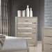 Beaumont 5-drawer Rectangular Chest Champagne - Furniture Stars (Chicago, IL)