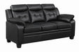 Finley Tufted Upholstered Sofa Black - Furniture Stars (Chicago, IL)