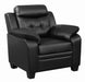 Finley Tufted Upholstered Chair Black - Furniture Stars (Chicago, IL)