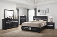 Miranda Eastern King 2-drawer Storage Bed Black - Furniture Stars (Chicago, IL)