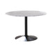 Bartole Round Dining Table White and Matte Black - Furniture Stars (Chicago, IL)