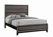 Watson Queen Bed Grey Oak and Black - Furniture Stars (Chicago, IL)