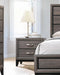 Watson 2-drawer Nightstand Grey Oak and Black - Furniture Stars (Chicago, IL)