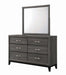 Watson 6-drawer Dresser Grey Oak and Black - Furniture Stars (Chicago, IL)