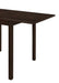 Kelso Rectangular Dining Table with Drop Leaf Cappuccino - Furniture Stars (Chicago, IL)