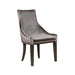 Phelps Upholstered Demi Wing Chairs Grey (Set of 2) - Furniture Stars (Chicago, IL)