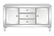 Leticia 3-drawer Accent Cabinet Silver - Furniture Stars (Chicago, IL)