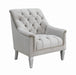 Avonlea Sloped Arm Tufted Chair Grey - Furniture Stars (Chicago, IL)