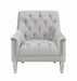 Avonlea Sloped Arm Tufted Chair Grey - Furniture Stars (Chicago, IL)