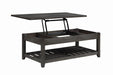 Cliffview Lift Top Coffee Table with Storage Cavities Grey - Furniture Stars (Chicago, IL)
