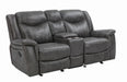 Conrad Upholstered Motion Loveseat Cool Grey - Furniture Stars (Chicago, IL)