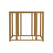 Adri Metal Frame End Table Matte Brass - Furniture Stars (Chicago, IL)