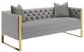 Eastbrook Tufted Back Sofa Grey - Furniture Stars (Chicago, IL)