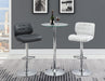 Abiline Glass Top Round Bar Table Chrome - Furniture Stars (Chicago, IL)