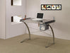 Melo 3-Drawer Drafting Desk Champagne - Furniture Stars (Chicago, IL)