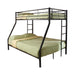 Hayward Twin Over Full Bunk Bed Black - Furniture Stars (Chicago, IL)