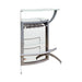 Dallas 2-shelf Home Bar Silver and Frosted Glass - Furniture Stars (Chicago, IL)