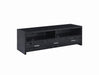 Alton 62" 3-drawer TV Console Black Oak - Furniture Stars (Chicago, IL)