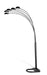 Kayd 5-light Floor Lamp Satin Black - Furniture Stars (Chicago, IL)