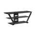 Donlyn 2-tier TV Console Black - Furniture Stars (Chicago, IL)
