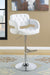 Brandi Adjustable Bar Stool Chrome and White - Furniture Stars (Chicago, IL)