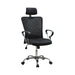 Stark Mesh Back Office Chair Black and Chrome - Furniture Stars (Chicago, IL)