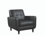 Aaron Padded Seat Accent Chair Black - Furniture Stars (Chicago, IL)
