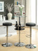 Gianella Glass Top Bar Table with Wine Storage Black and Chrome - Furniture Stars (Chicago, IL)