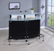 Keystone Glass Top Bar Unit Black - Furniture Stars (Chicago, IL)