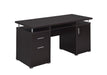 Tracy 2-drawer Computer Desk Cappuccino - Furniture Stars (Chicago, IL)