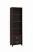 Lewes 2-drawer Media Tower Cappuccino - Furniture Stars (Chicago, IL)