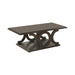 Shelly C-shaped Base Coffee Table Cappuccino - Furniture Stars (Chicago, IL)