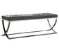 Walton Rectangle Upholstered Tufted Bench Black - Furniture Stars (Chicago, IL)