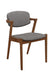Malone Dining Side Chairs Grey and Dark Walnut (Set of 2) - Furniture Stars (Chicago, IL)