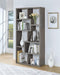 Theo 10-shelf Bookcase Weathered Grey - Furniture Stars (Chicago, IL)