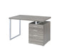 Brennan 3-drawer Office Desk Weathered Grey - Furniture Stars (Chicago, IL)