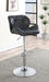 Berrington Adjustable Bar Stools Chrome and Black (Set of 2) - Furniture Stars (Chicago, IL)