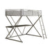 Hyde Full Workstation Loft Bed Silver - Furniture Stars (Chicago, IL)
