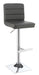 Bianca Upholstered Adjustable Bar Stools Grey and Chrome (Set of 2) - Furniture Stars (Chicago, IL)