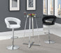 Zanella Glass Top Bar Table Chrome - Furniture Stars (Chicago, IL)