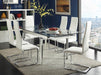 Montclair High Back Dining Chairs Black and Chrome (Set of 4) - Furniture Stars (Chicago, IL)